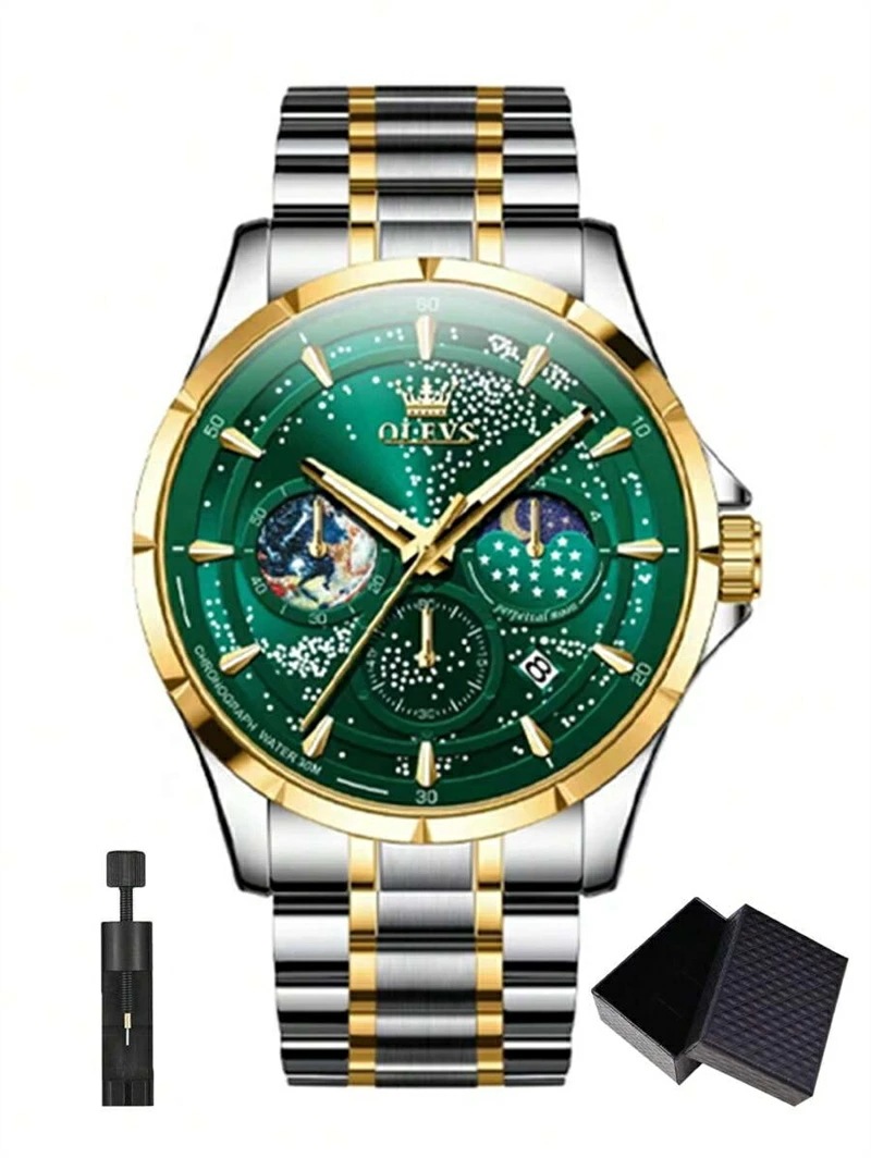 メンズ 防水 ルミナス 石英 ステンレススチール 腕時計 カレンダー クロノグラフビジネスにも最適なメンズ高級腕時計ファッション時計は服装に合わせられるメンズギフト メンズ 防水 ルミナス 石英 ステンレススチール 腕時計 カレンダー クロノグラフビジネスにも最適なメンズ高級腕時計ファッション時計は服装に合わせられるメンズギフト