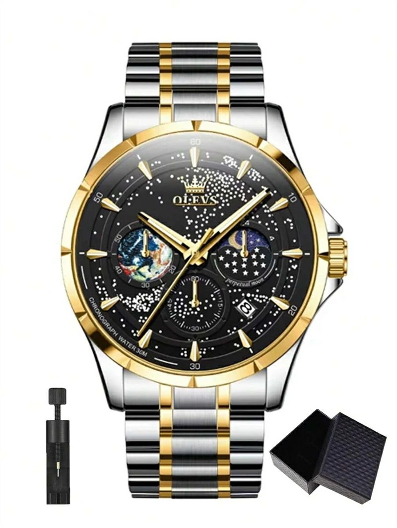 メンズ 防水 ルミナス 石英 ステンレススチール 腕時計 カレンダー クロノグラフビジネスにも最適なメンズ高級腕時計ファッション時計は服装に合わせられるメンズギフト メンズ 防水 ルミナス 石英 ステンレススチール 腕時計 カレンダー クロノグラフビジネスにも最適なメンズ高級腕時計ファッション時計は服装に合わせられるメンズギフト