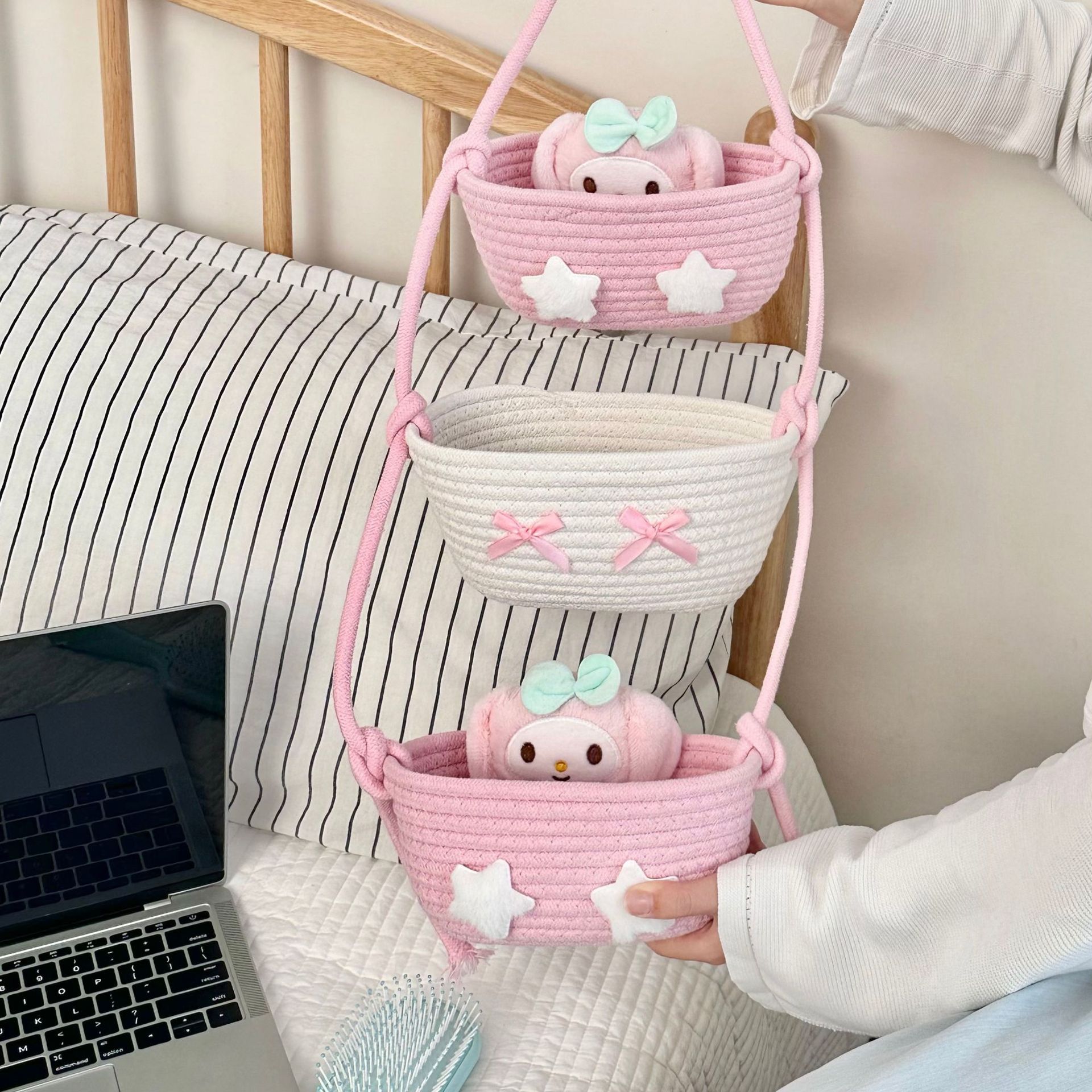 【20点セット】【送料無料】キャラクター3段掛けバスケット立体収納掛け袋リビング玄関整理おやつ壁掛け折りたたみ収納掛け袋 【20点セット】【送料無料】キャラクター3段掛けバスケット立体収納掛け袋リビング玄関整理おやつ壁掛け折りたたみ収納掛け袋