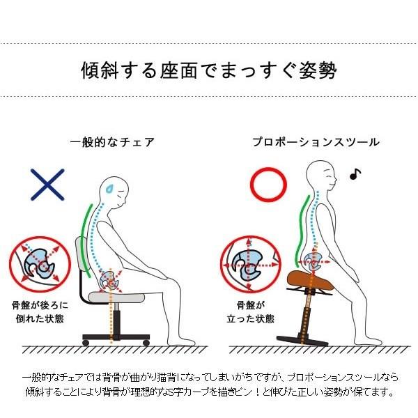 プロポーションスツール チェア ロータイプ 座面全方位8度傾斜 360度回転 ガス昇降 デスク ワーク 学習 パソコン イス