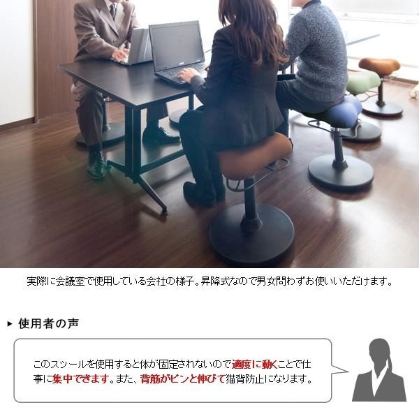 プロポーションスツール チェア ロータイプ 座面全方位8度傾斜 360度回転 ガス昇降 デスク ワーク 学習 パソコン イス