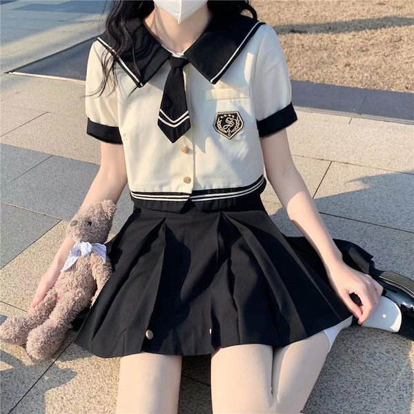 Qoo10] 学院風甘さjk制服2023セット女性日本