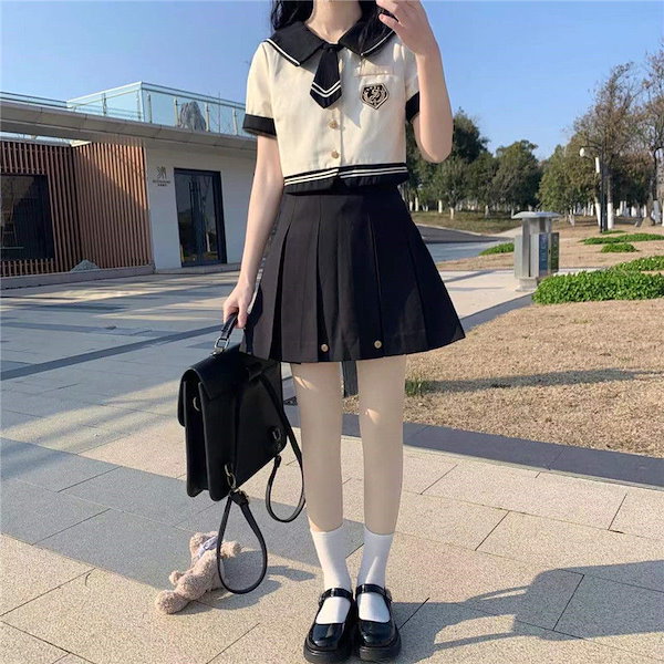 Qoo10] 学院風甘さjk制服2023セット女性日本