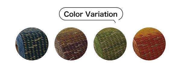 ラグ 小林製薬 持続性抗菌剤 KOBA-GUARD 制菌 抗菌防臭 滑り止め 不織布 夏 い草 グラデーション オレンジ 約190x190cm