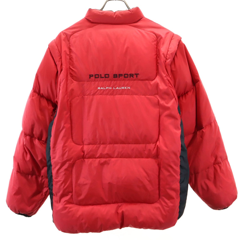 ポロスポーツラルフローレン 2WAY ダウンジャケット 170 赤系 POLO SPORT RALPH LAUREN キッズ