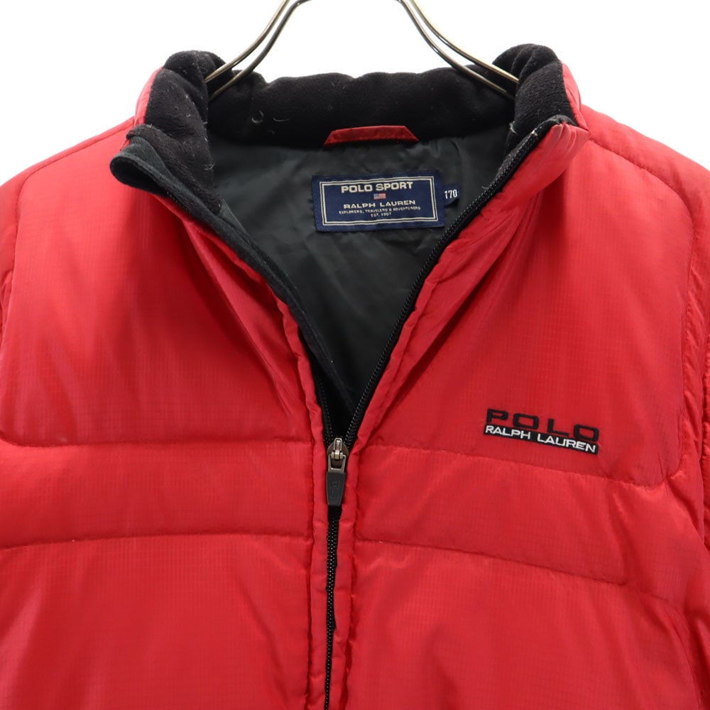 ポロスポーツラルフローレン 2WAY ダウンジャケット 170 赤系 POLO SPORT RALPH LAUREN キッズ
