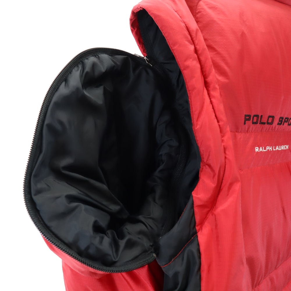 ポロスポーツラルフローレン 2WAY ダウンジャケット 170 赤系 POLO SPORT RALPH LAUREN キッズ
