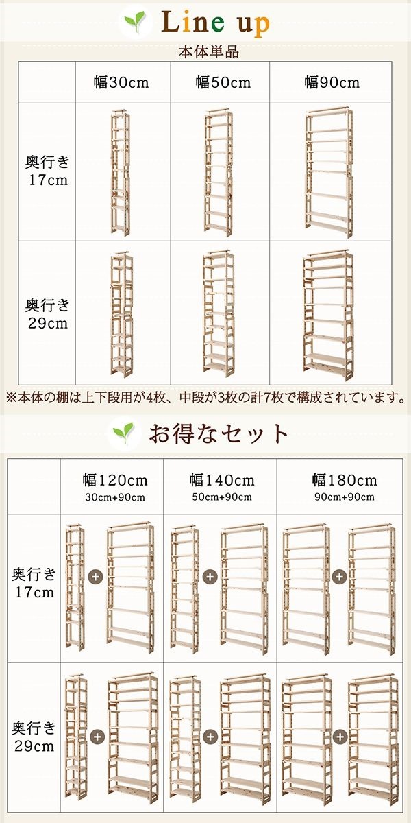 国産ひのきつっぱりシェルフ/ラックシリーズ シェルフ本体 幅90 奥行29 国産ひのきつっぱりシェルフ/ラックシリーズ シェルフ本体 幅90 奥行29