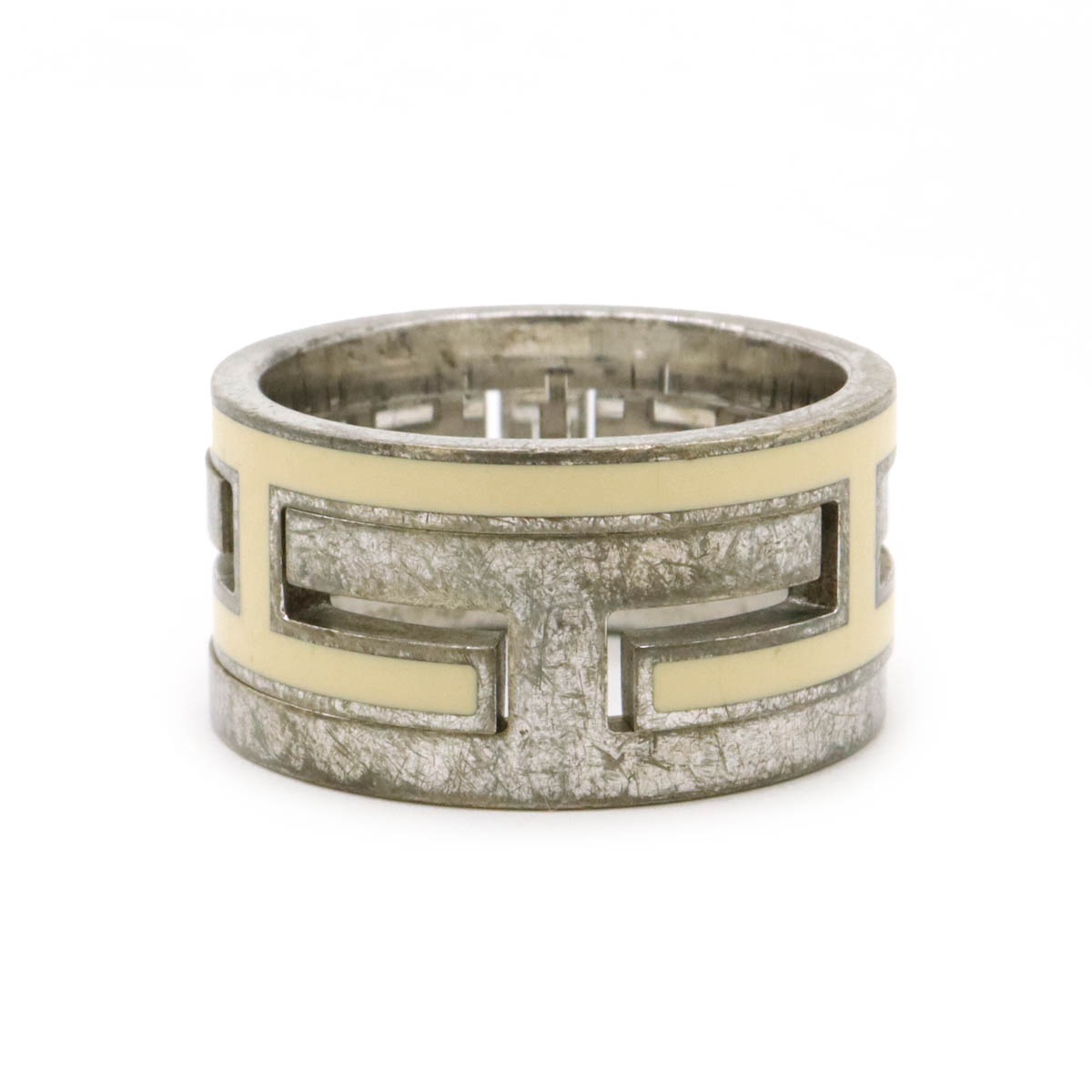 ムーブアッシュ リング ワイドリング 指輪 Ag925 SV925 シルバー ベージュ #49 日本サイズ約9.5 ムーブアッシュ リング ワイドリング 指輪 Ag925 SV925 シルバー ベージュ #49 日本サイズ約9.5