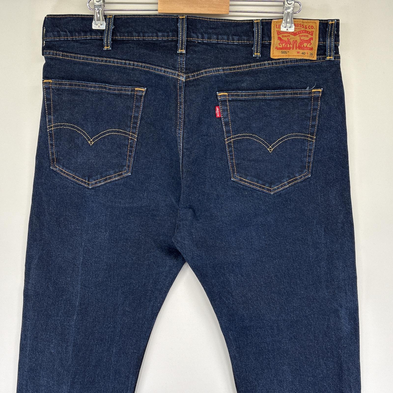 古着 デニムパンツ 505 ストレート ジーパン ジーンズ 色落ち 長ズボン 5ポケット w40 L29 インディゴブルー メンズ 古着 デニムパンツ 505 ストレート ジーパン ジーンズ 色落ち 長ズボン 5ポケット w40 L29 インディゴブルー メンズ