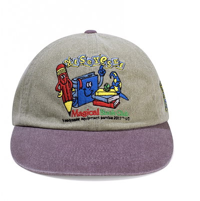 BTSテテ着用キャップ YESEYESEE キャラクター刺繍キャップ Qoo10] イェスアイシー BTS V(テテ)着用 【YESEYES : KPOP