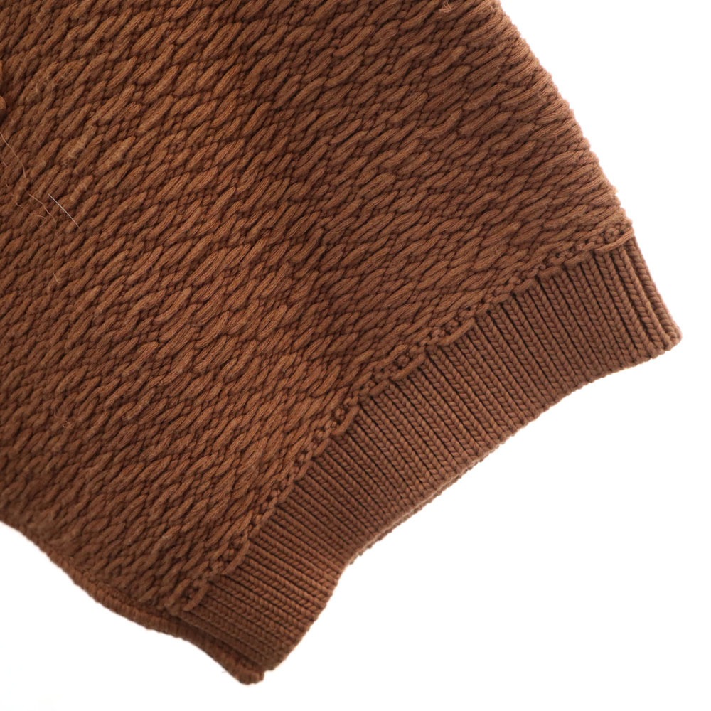 ヌメロ ヴェントゥーノ 半袖 ニット ワンピース 38 ブラウン N21 レディース 古着 ヌメロ ヴェントゥーノ 半袖 ニット ワンピース 38 ブラウン N21 レディース 古着