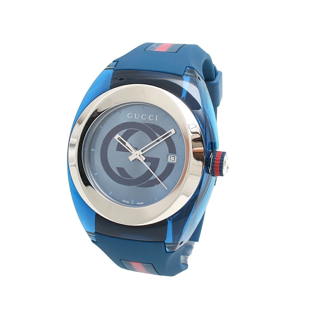 グッチ GUCCI腕時計YA137104メンズレディースシンクSYNCクォーツブルー グッチ GUCCI腕時計YA137104メンズレディースシンクSYNCクォーツブルー