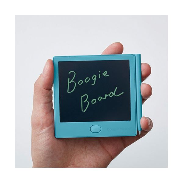 (まとめ) キングジム 電子メモパッド ブギーボード ブルー BB-12アオ 1台 (×3セット)