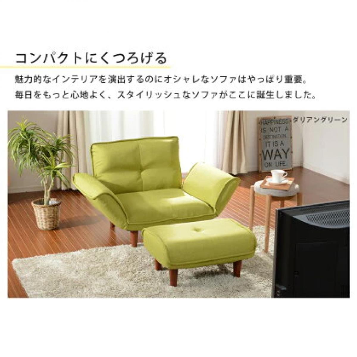 【I】セルタン CELLUTANE 1人掛け カウチソファ PVC レザー ブラウン 日本製 リクライニング ソファ リビング 【受注生産品】A282p-595BRグ 水洗いダイユーエイト