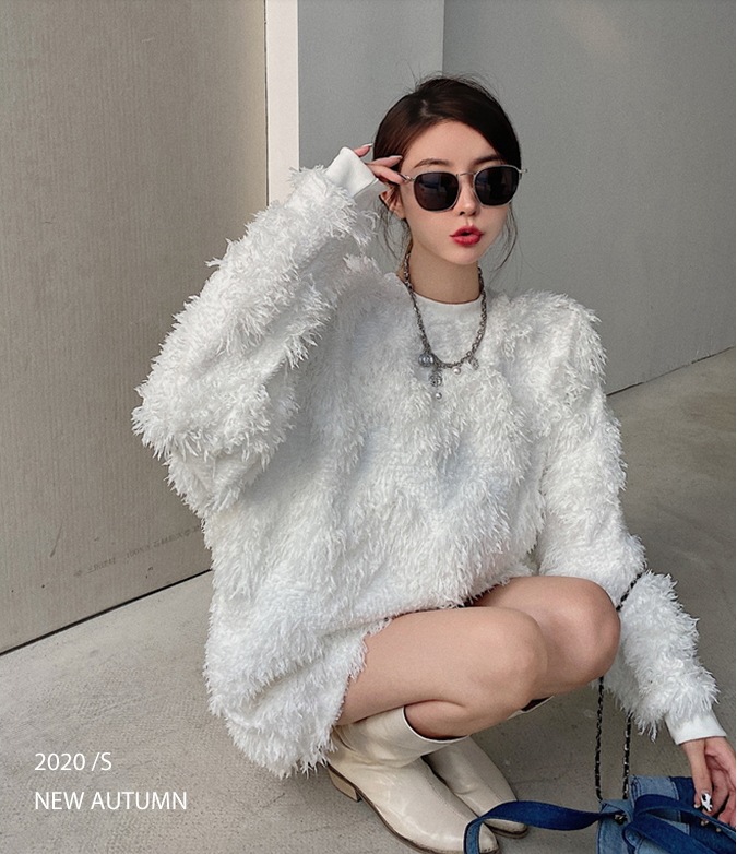 トップス 袖あり 長袖 ラウンドネック もこもこ モコモコ ふわふわ ファー フェイクファー 厚手 異素材MIX かわいい 大人可愛い シンプル 上品 おしゃれ 大人可愛い 大人女子 キュート 個性的 トップス 袖あり 長袖 ラウンドネック もこもこ モコモコ ふわふわ ファー フェイクファー 厚手 異素材MIX かわいい 大人可愛い シンプル 上品 おしゃれ 大人可愛い 大人女子 キュート 個性的