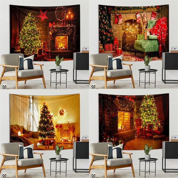 Qoo10] 北欧 御洒落 クリスマスツリータペストリ