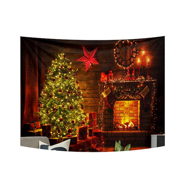 Qoo10] 北欧 御洒落 クリスマスツリータペストリ