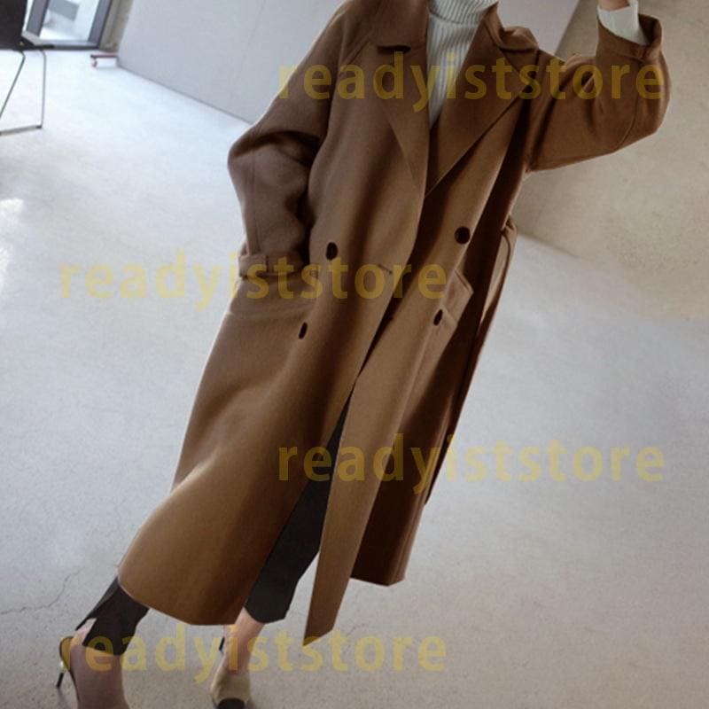 チェスターコート ロングコート ファッション コート ステンカラーコート アウター トレンチコート レディース 通学 通勤 シンプル 開襟 秋冬 韓国風 ロング丈