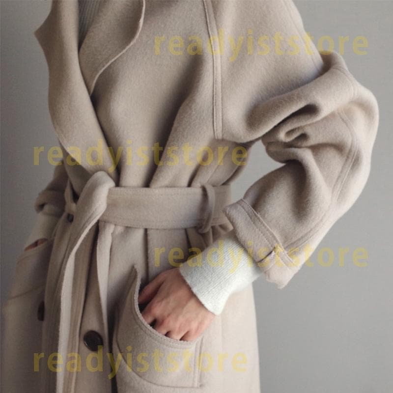 チェスターコート ロングコート ファッション コート ステンカラーコート アウター トレンチコート レディース 通学 通勤 シンプル 開襟 秋冬 韓国風 ロング丈