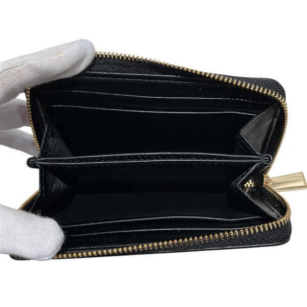 マイケル コース ラウンドジップ スタッズ ラインストーン コインケース 財布【中古】 マイケル コース ラウンドジップ スタッズ ラインストーン コインケース 財布【中古】