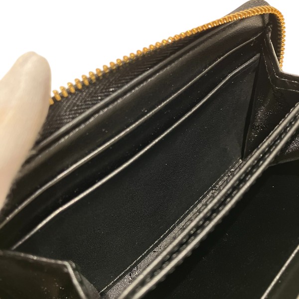 マイケル コース ラウンドジップ スタッズ ラインストーン コインケース 財布【中古】 マイケル コース ラウンドジップ スタッズ ラインストーン コインケース 財布【中古】