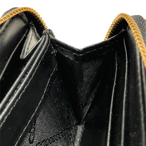 マイケル コース ラウンドジップ スタッズ ラインストーン コインケース 財布【中古】 マイケル コース ラウンドジップ スタッズ ラインストーン コインケース 財布【中古】