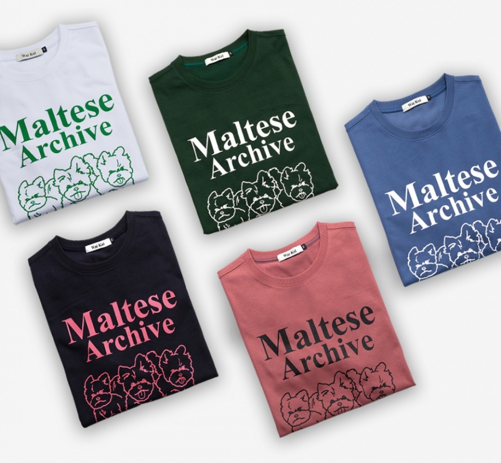 SEVENTEEN ミンギュ着用/Maltese archive line graphic half sleeve tshirts /半袖 Tシャツ/ユニセックス