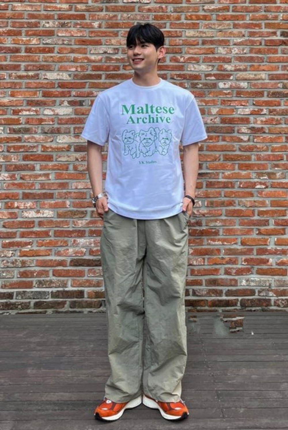 SEVENTEEN ミンギュ着用/Maltese archive line graphic half sleeve tshirts /半袖 Tシャツ/ユニセックス