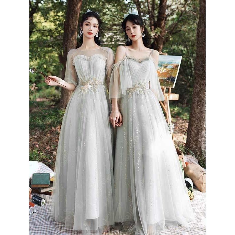 ブライズメイド ドレス ロング 大人 ピアノ 発表会 演奏会 結婚式 母親 ピアノ発表会 袖付き ワンピース 演奏会ドレス 演奏会用ドレス ミモレ丈 二次会 小さいサ-23 ブライズメイド ドレス ロング 大人 ピアノ 発表会 演奏会 結婚式 母親 ピアノ発表会 袖付き ワンピース 演奏会ドレス 演奏会用ドレス ミモレ丈 二次会 小さいサ-23