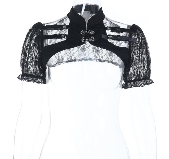 レディース ハロウィン コスプレ衣装 女性 ゴシック 暗黒風 キャミソール ワンピース ジャカード花柄 ドレス レース袖ボレロ 変身仮装 魔女 悪魔 吸血鬼 コスチューム オペラ 演出服