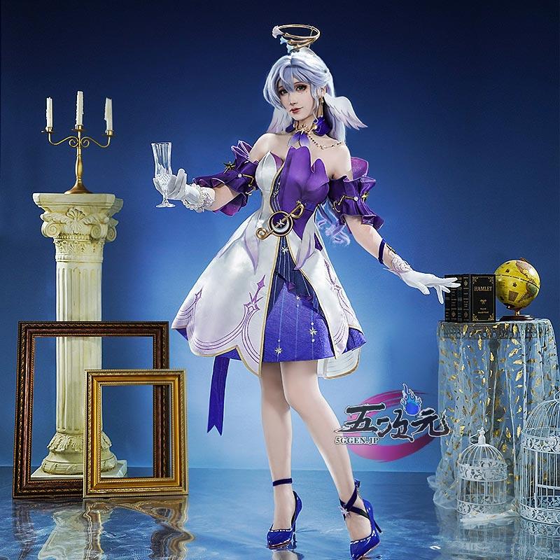 五次元 基萌 崩壊スターレイル コスプレ 崩スタ ロビン 衣装 ウィッグ