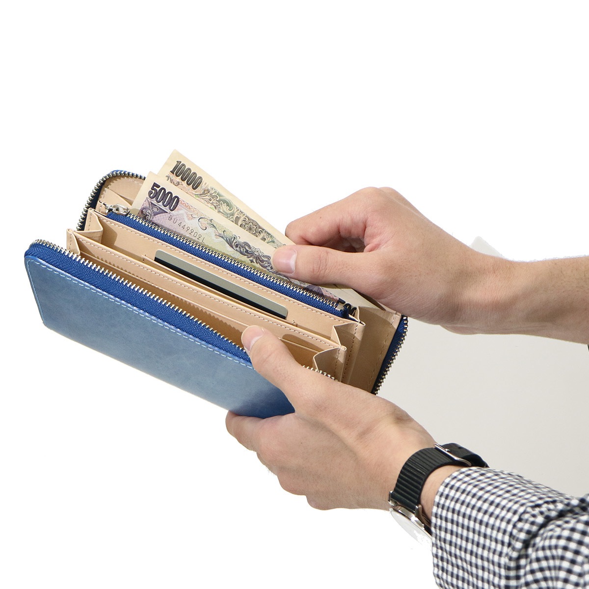 バギーポート 財布 BAGGY PORT ラウンドファスナー長財布 KOI INDIGO DYE SMOOTH 藍染めレザー 本革 メンズ レディース KOI コーアイ ZYS-097 バギーポート 財布 BAGGY PORT ラウンドファスナー長財布 KOI INDIGO DYE SMOOTH 藍染めレザー 本革 メンズ レディース KOI コーアイ ZYS-097