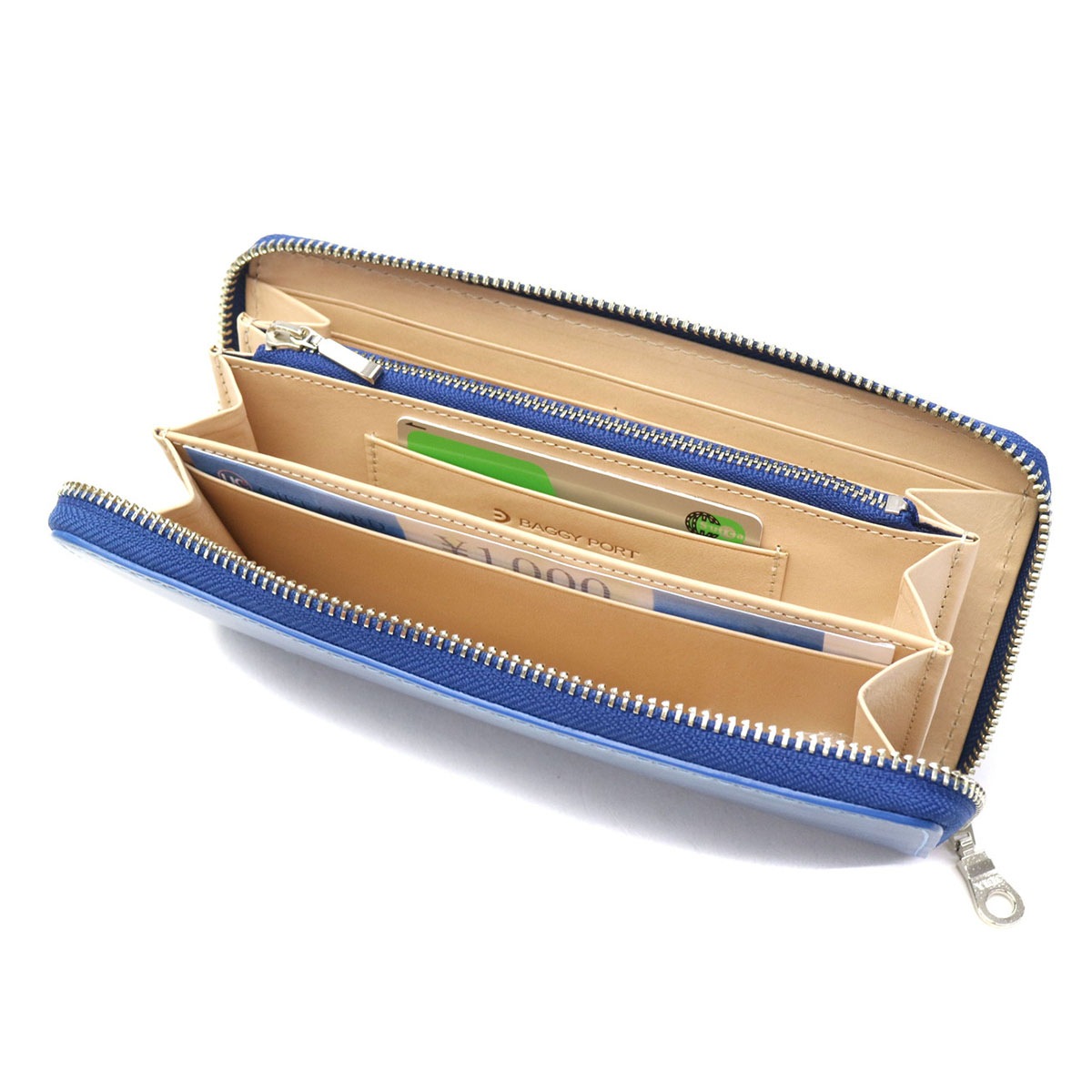 バギーポート 財布 BAGGY PORT ラウンドファスナー長財布 KOI INDIGO DYE SMOOTH 藍染めレザー 本革 メンズ レディース KOI コーアイ ZYS-097 バギーポート 財布 BAGGY PORT ラウンドファスナー長財布 KOI INDIGO DYE SMOOTH 藍染めレザー 本革 メンズ レディース KOI コーアイ ZYS-097