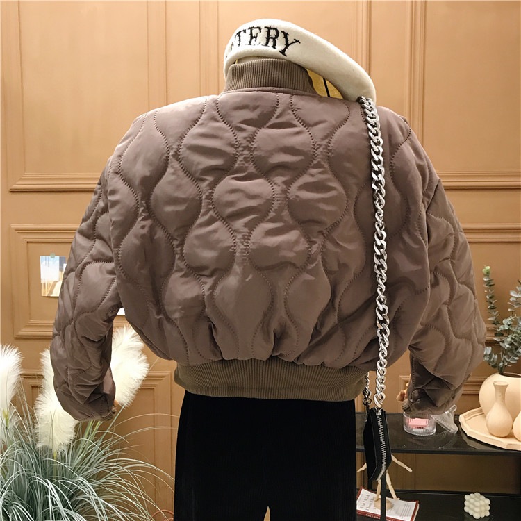 ショート丈 コットンジャケット 厚手 コットン ジャケット コート アウター 冬 韓国 ３カラー a2117