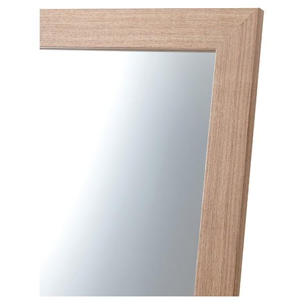 スタンドミラー 姿見 鏡 シンプル 木製 ウッドフレーム インテリア 全身 北欧 カントリー ナチュラル