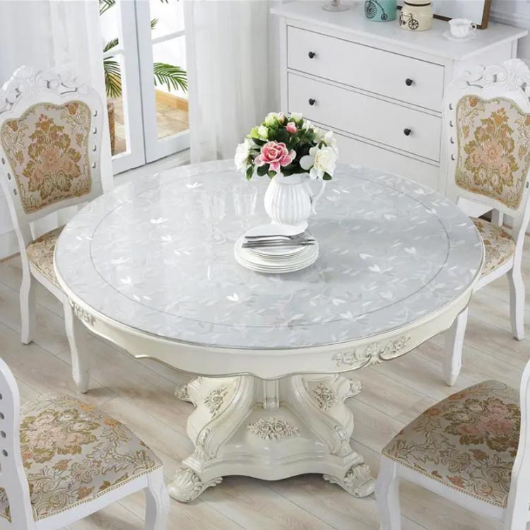 ビニール テーブルクロス 業務用 防水 撥水 円形 クリア 耐熱 透明 撥油 北欧 汚れ防止 傷防止