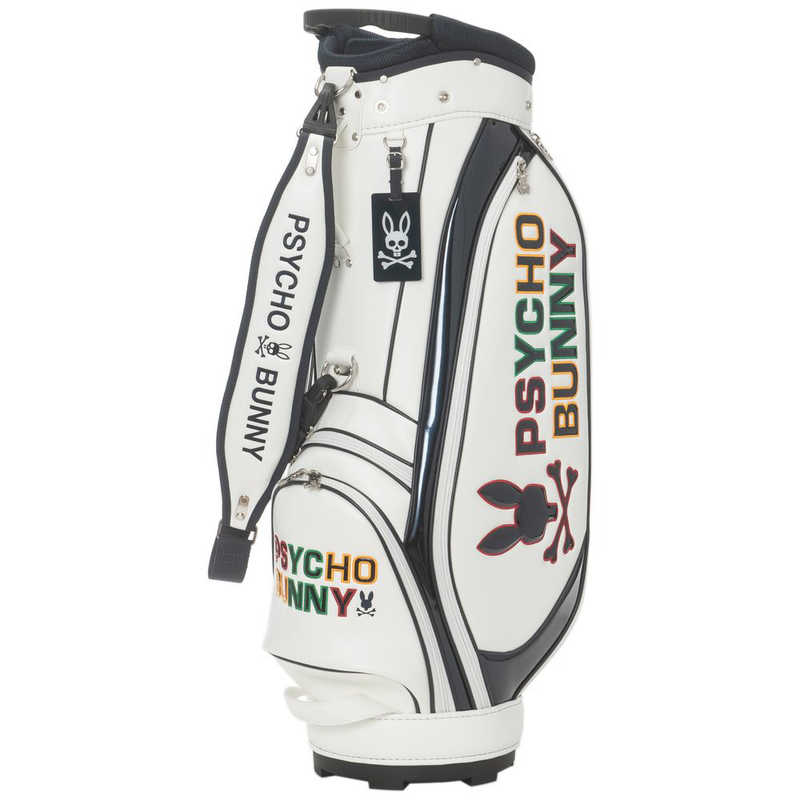 サイコバニー　カートキャディバッグ LOGOART ホワイト　PBMG5FC4_25FW
