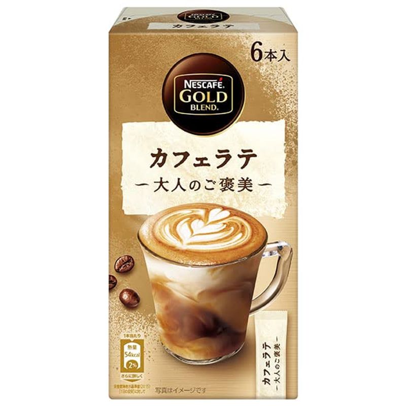 流行 ネスカフェ ゴールドブレンド 大人のご褒美 カフェラテ (11.4g6P