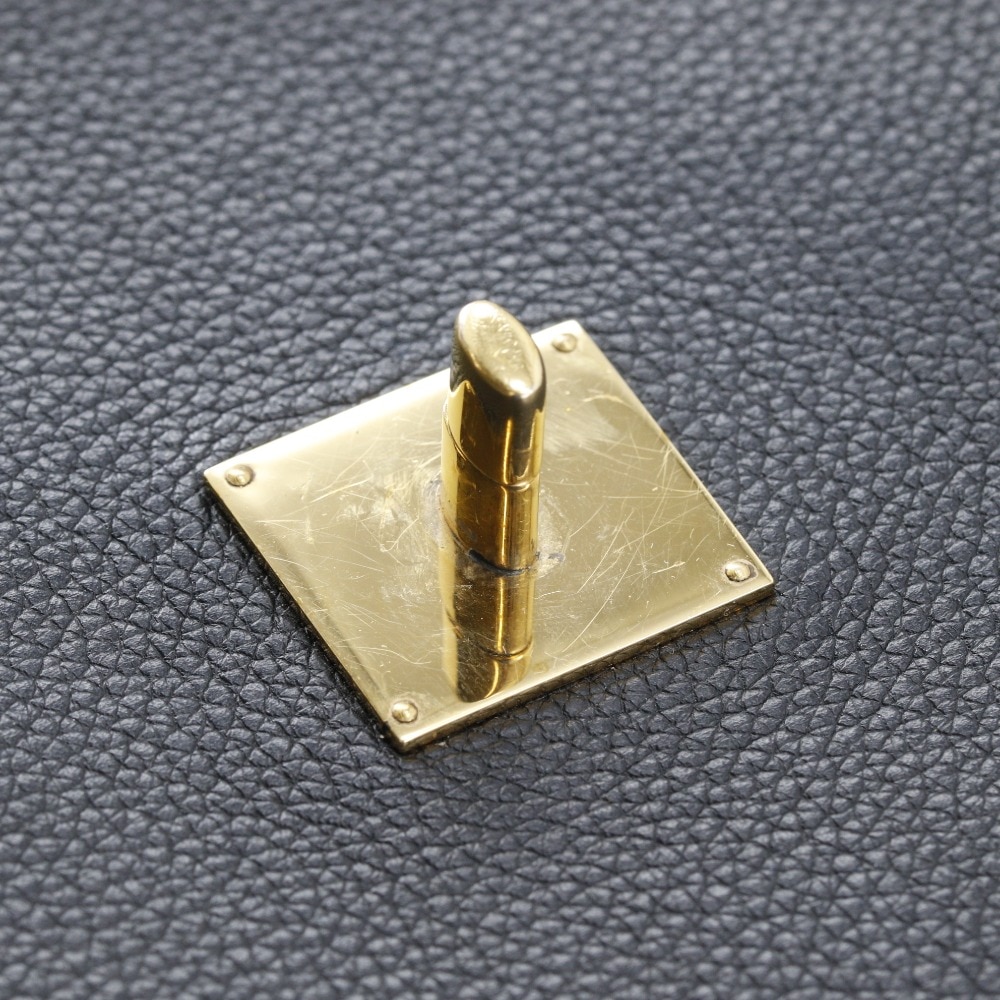 ロックミーMM M50191 トートバッグ カーフ 黒 ベージュ DU0185 レディース 中古品 ロックミーMM M50191 トートバッグ カーフ 黒 ベージュ DU0185 レディース 中古品