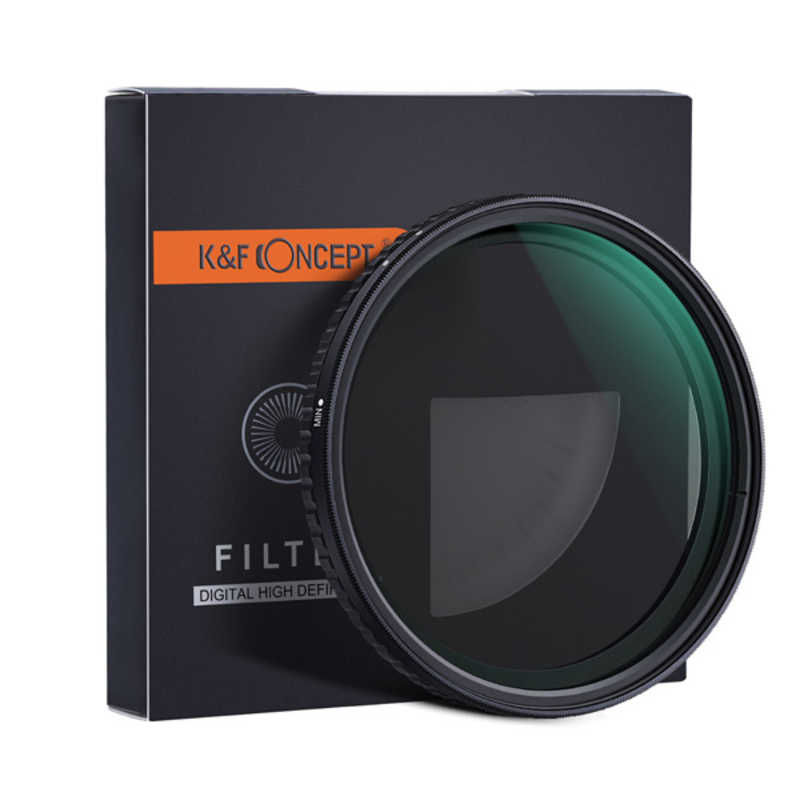 K＆FCONCEPT　KF-52NDX8-128 NANO-X バリアブル(可変式) NDフィルター 52mm 減光範囲ND8~ND128　KF-52NFX8-128