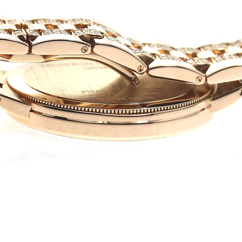 ヴァシュロン・コンスタンタン VACHERON CONSTANTIN ref.81574 パトリモニー K18PG ダイヤベゼル 手巻き メンズ 美品 _757026【中古】 ヴァシュロン・コンスタンタン VACHERON CONSTANTIN ref.81574 パトリモニー K18PG ダイヤベゼル 手巻き メンズ 美品 _757026【中古】