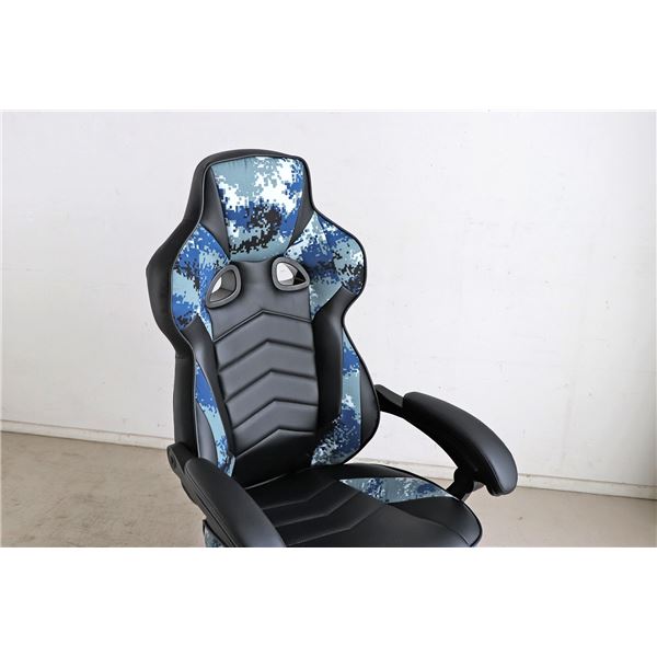 SeAGA-03 サバイバーオフィスチェア ブルー [組立品]