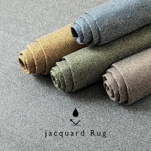 ラグ 正方形 洗える ジャガード織 ヘリンボーン シンプル 滑りにくい コンパクト オールシーズン ホットカーペット対応 床暖房対応 ネイビー 約2畳 約185x185cm ラグ 正方形 洗える ジャガード織 ヘリンボーン シンプル 滑りにくい コンパクト オールシーズン ホットカーペット対応 床暖房対応 ネイビー 約2畳 約185x185cm