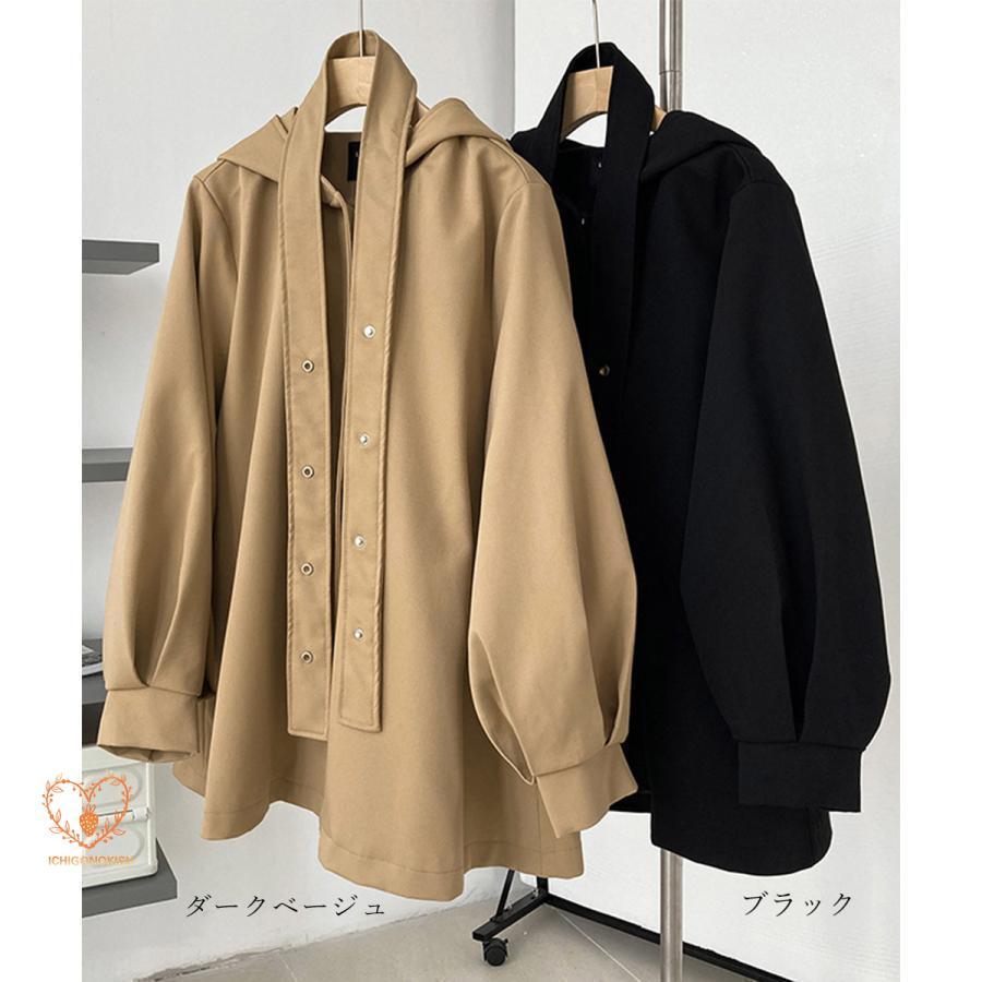 春 秋 冬 フード付き ジャケット レディース 秋冬