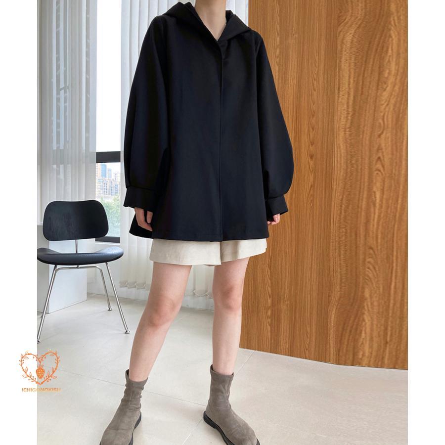 春 秋 冬 フード付き ジャケット レディース 秋冬