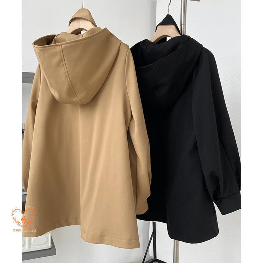 春 秋 冬 フード付き ジャケット レディース 秋冬