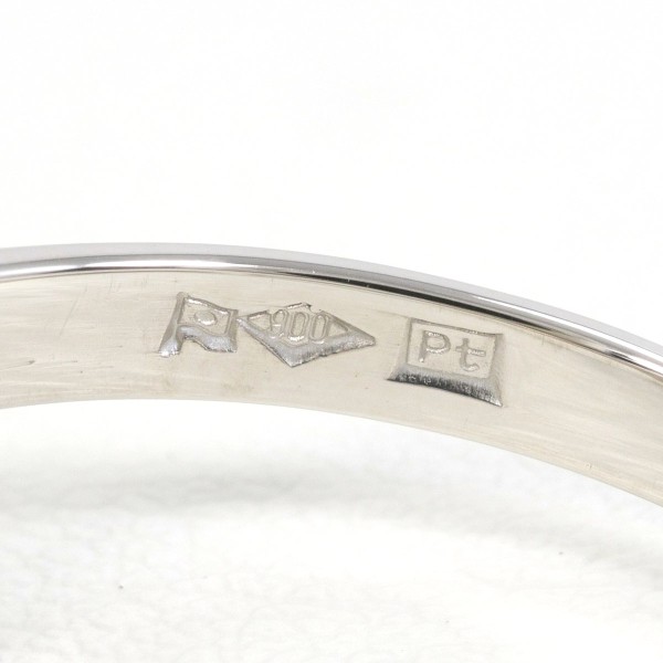 PT900 プラチナ リング 指輪 22号 パール(真珠) 約10mm ダイヤ ジュエリー 中古 PT900 プラチナ リング 指輪 22号 パール(真珠) 約10mm ダイヤ ジュエリー 中古