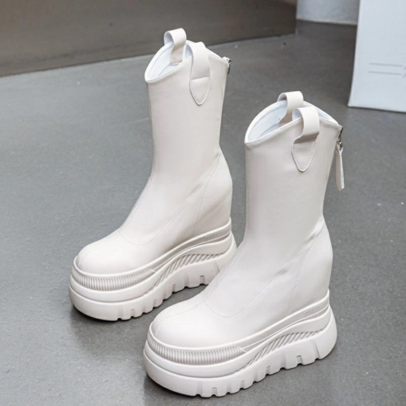 ブーツ レディース 厚底 ショートブーツ レディース ショートブーツ 厚底 ぺたんこ 歩きやすい ヒール12cm フラット コスプレ 大きいサイズ ブーツ インヒール 厚底ブーツ 小さいサイズ 疲れ