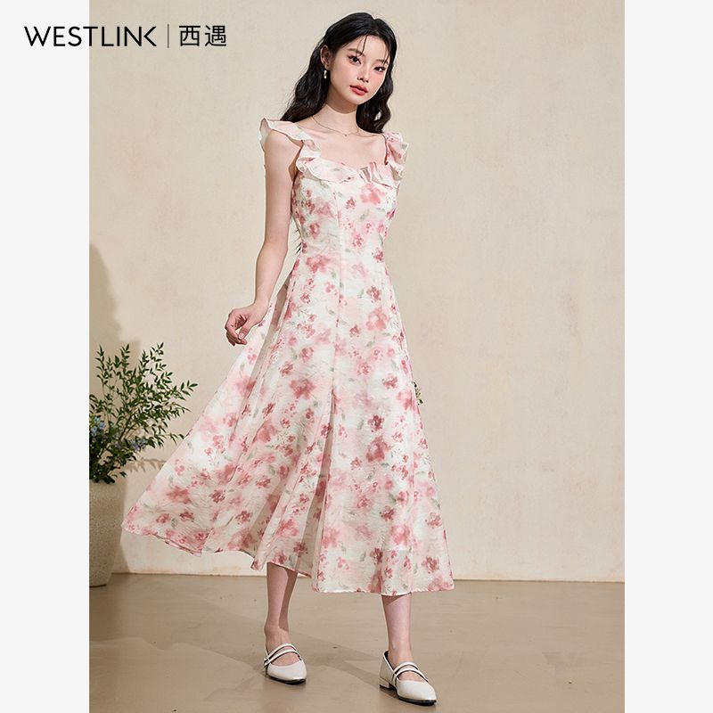 ピンクのフレンチ・フローラル・ドレスワンピース パーティードレス パーティドレス ドレス ロングドレ パーティードレス 結婚式 二次会 ワンピース ピンクのフレンチ・フローラル・ドレスワンピース パーティードレス パーティドレス ドレス ロングドレ パーティードレス 結婚式 二次会 ワンピース